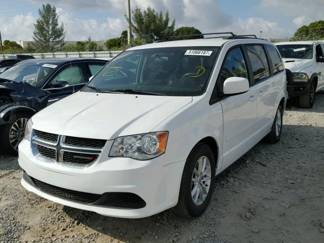 2C4RDGCG0FR718272 - 2015 DODGE GRAND CARA WHITE photo 2