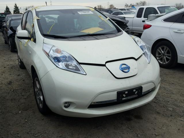 JN1AZ0CP2CT027208 - 2012 NISSAN LEAF SV WHITE photo 1