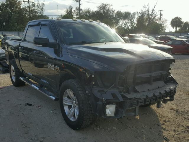 1C6RR7MT9DS721543 - 2013 RAM 1500 SPORT BLACK photo 1