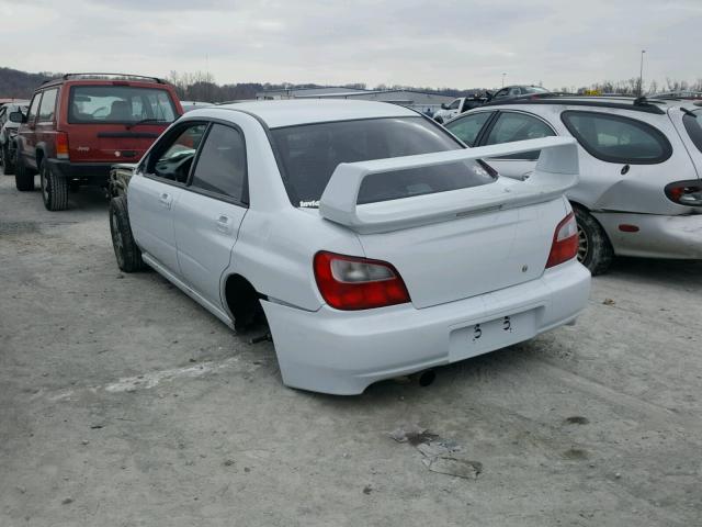 JF1GD29612G520231 - 2002 SUBARU IMPREZA WR WHITE photo 3