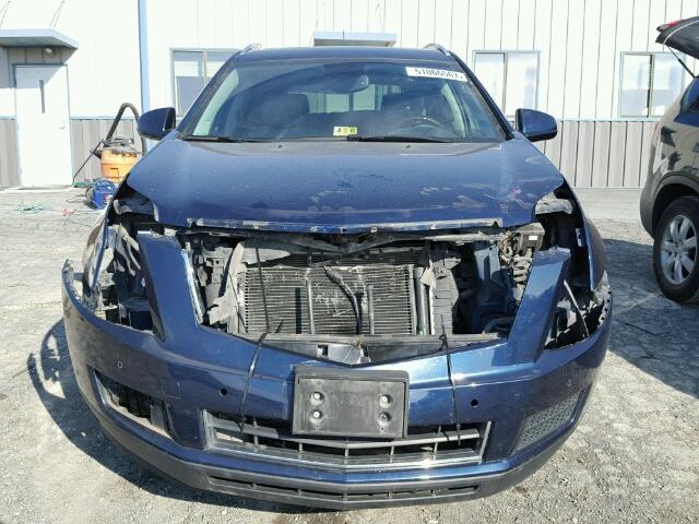 3GYFNDEY5AS514674 - 2010 CADILLAC SRX LUXURY BLUE photo 9