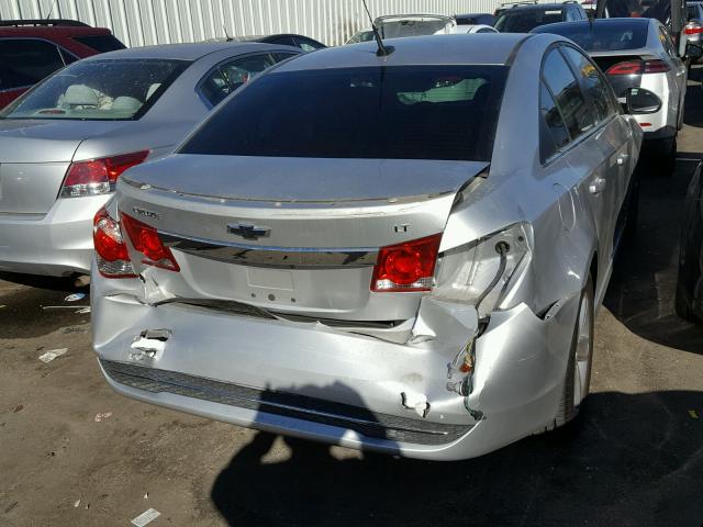 1G1PG5SC4C7271484 - 2012 CHEVROLET CRUZE LT SILVER photo 4