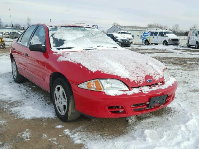 1G1JF524927157416 - 2002 CHEVROLET CAVALIER L RED photo 1