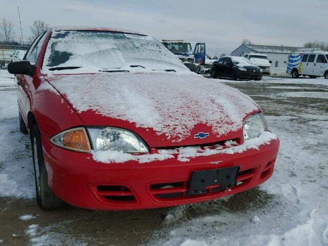 1G1JF524927157416 - 2002 CHEVROLET CAVALIER L RED photo 9