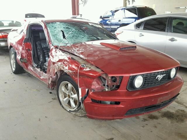 1ZVHT82H375335257 - 2007 FORD MUSTANG GT RED photo 1