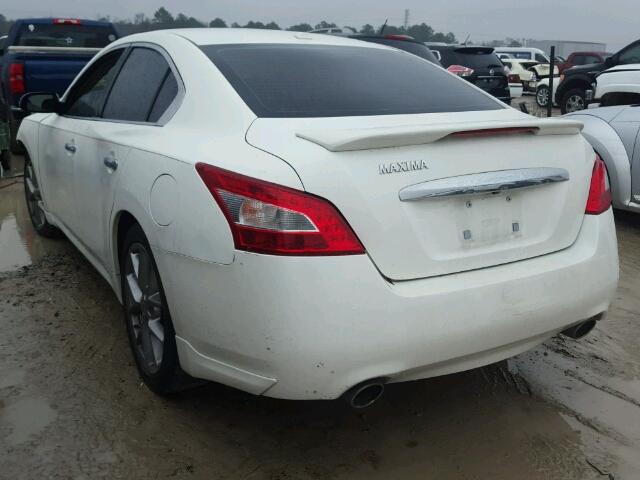 1N4AA5AP2BC815480 - 2011 NISSAN MAXIMA S WHITE photo 3