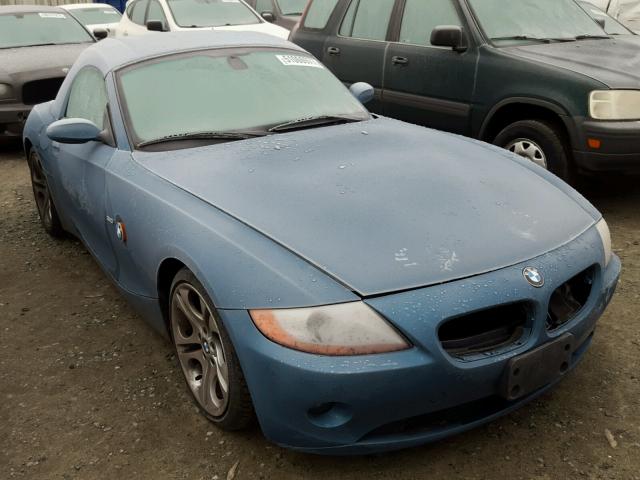 4USBT53443LU01625 - 2003 BMW Z4 3.0 BLUE photo 1