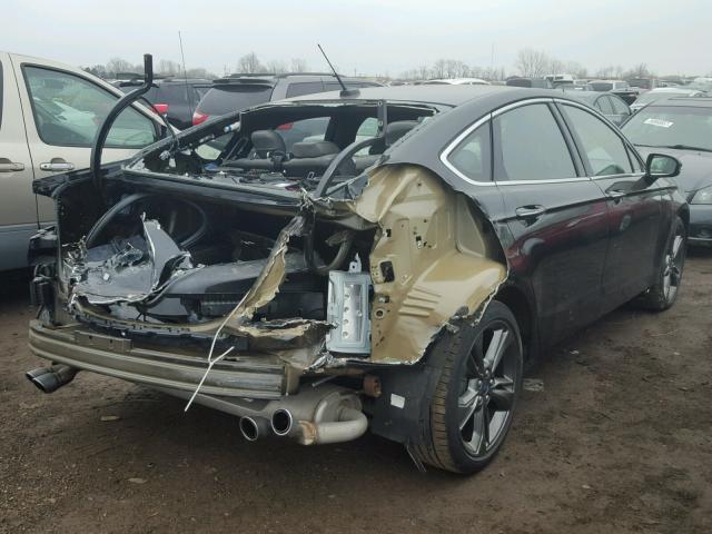 3FA6P0VP2HR271171 - 2017 FORD FUSION SPO BLACK photo 4