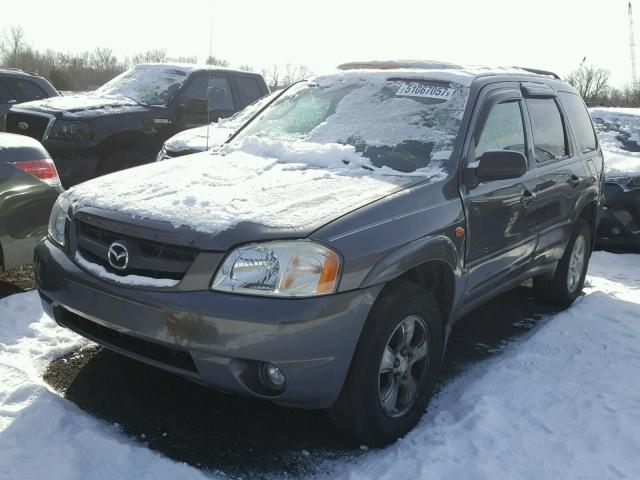 4F2CZ94164KM03775 - 2004 MAZDA TRIBUTE LX GRAY photo 2