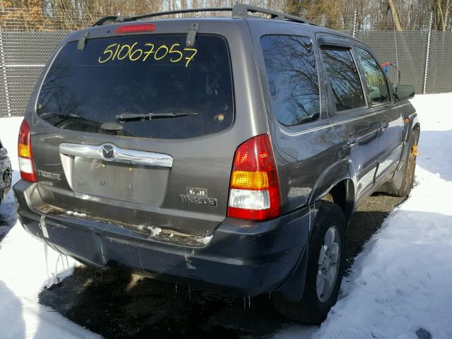 4F2CZ94164KM03775 - 2004 MAZDA TRIBUTE LX GRAY photo 4