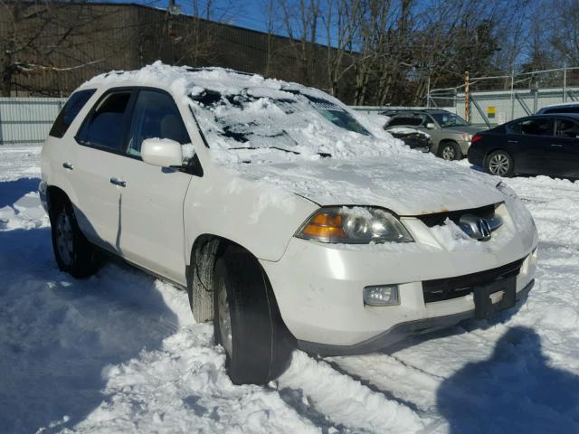 2HNYD18214H542710 - 2004 ACURA MDX WHITE photo 1