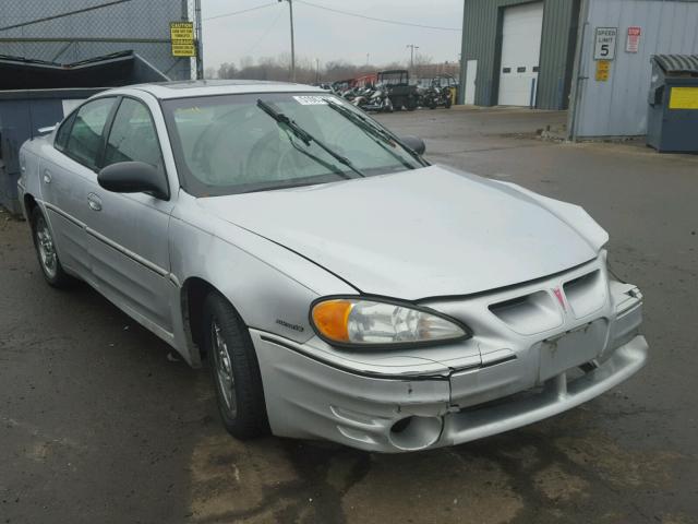 1G2NV52E12M672131 - 2002 PONTIAC GRAND AM G SILVER photo 1