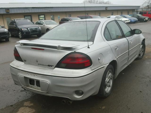 1G2NV52E12M672131 - 2002 PONTIAC GRAND AM G SILVER photo 4