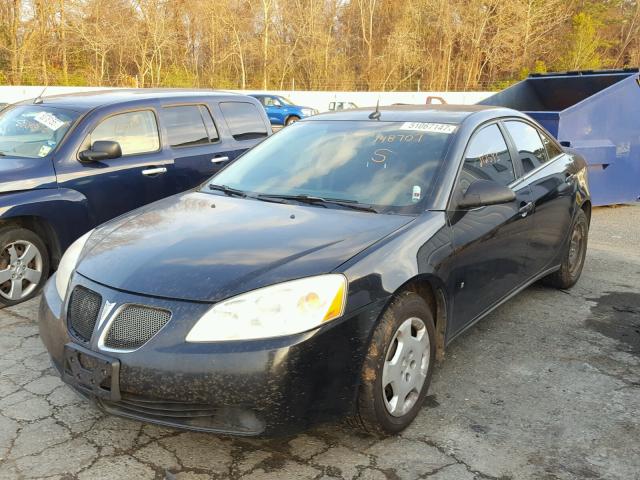 1G2ZF57B884148707 - 2008 PONTIAC G6 VALUE L BLACK photo 2