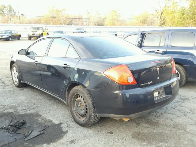 1G2ZF57B884148707 - 2008 PONTIAC G6 VALUE L BLACK photo 3