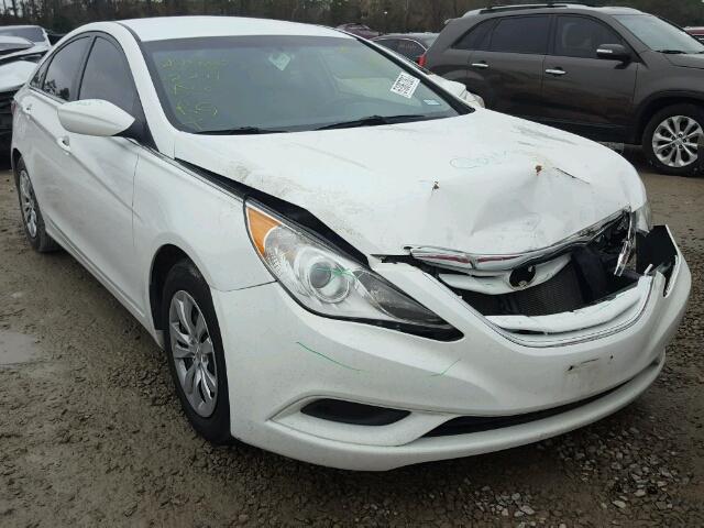 5NPEB4AC8CH400301 - 2012 HYUNDAI SONATA GLS WHITE photo 1