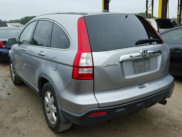 JHLRE38778C036079 - 2008 HONDA CR-V EXL SILVER photo 3