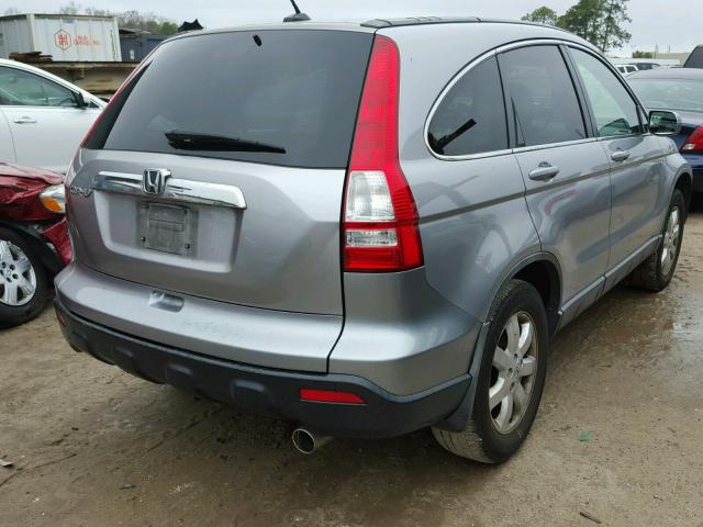 JHLRE38778C036079 - 2008 HONDA CR-V EXL SILVER photo 4