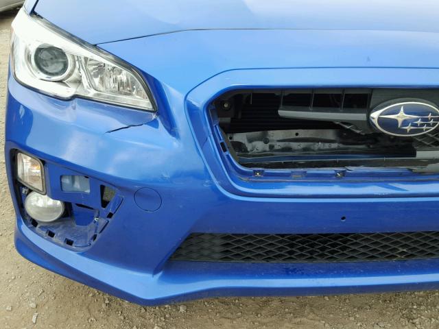 JF1VA1F68H9820215 - 2017 SUBARU WRX PREMIU BLUE photo 9