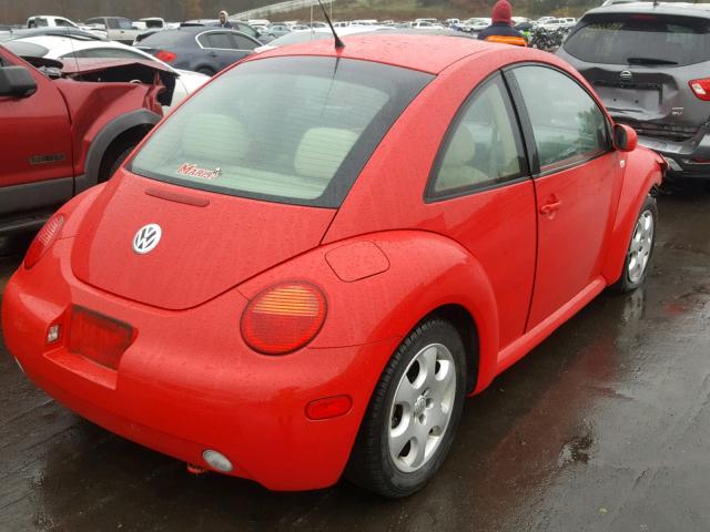 3VWCK21C92M446074 - 2002 VOLKSWAGEN NEW BEETLE 红色 照片 4