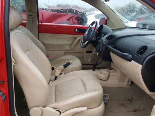 3VWCK21C92M446074 - 2002 VOLKSWAGEN NEW BEETLE 红色 照片 5