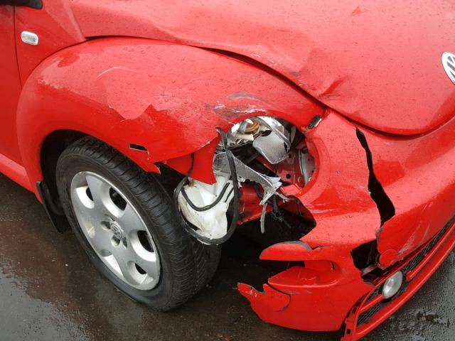 3VWCK21C92M446074 - 2002 VOLKSWAGEN NEW BEETLE 红色 照片 9