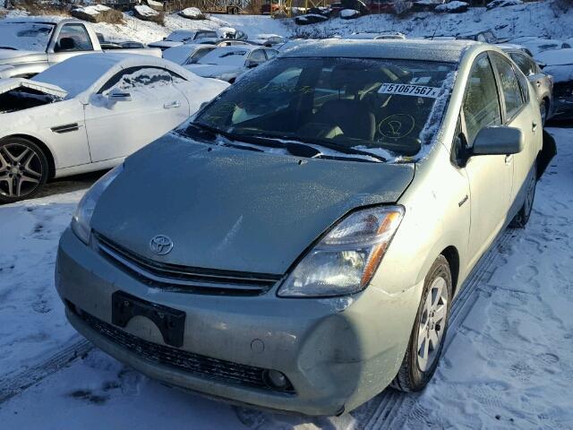 JTDKB20U383430181 - 2008 TOYOTA PRIUS GREEN photo 2