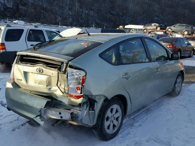 JTDKB20U383430181 - 2008 TOYOTA PRIUS GREEN photo 4