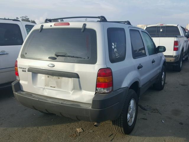 1FMYU01102KB99312 - 2002 FORD ESCAPE XLS SILVER photo 4