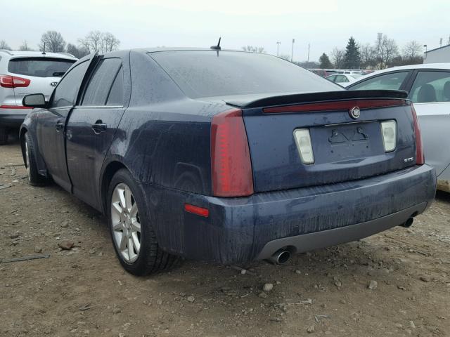 1G6DW677760134747 - 2006 CADILLAC STS BLUE photo 3