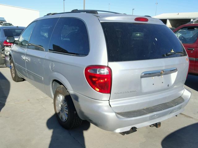 2A4GP44R37R251860 - 2007 CHRYSLER TOWN & COU GRAY photo 3