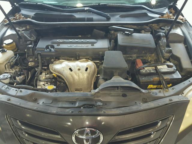 4T1BE46K67U662609 - 2007 TOYOTA CAMRY NEW GRAY photo 7