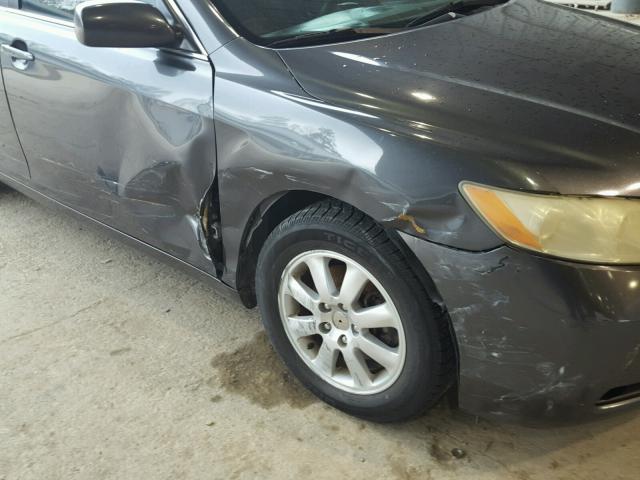 4T1BE46K67U662609 - 2007 TOYOTA CAMRY NEW GRAY photo 9