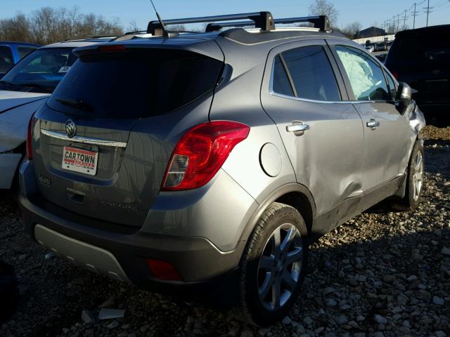 KL4CJBSB3EB583853 - 2014 BUICK ENCORE CON GRAY photo 4