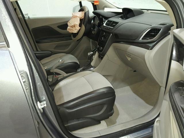 KL4CJBSB3EB583853 - 2014 BUICK ENCORE CON GRAY photo 5