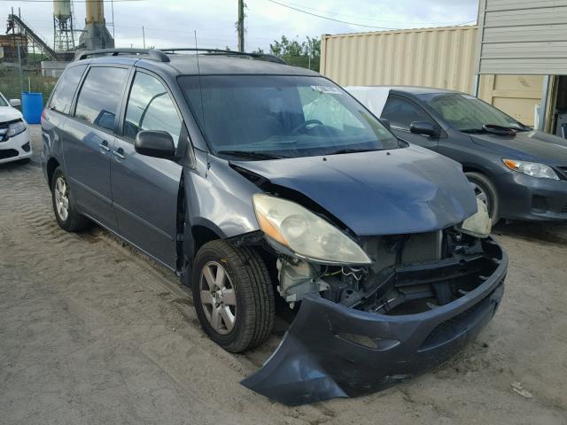 5TDZA23C46S401191 - 2006 TOYOTA SIENNA CE GRAY photo 1