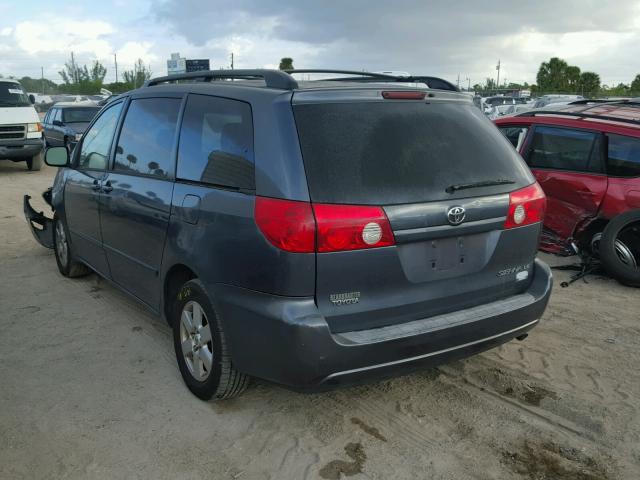 5TDZA23C46S401191 - 2006 TOYOTA SIENNA CE GRAY photo 3