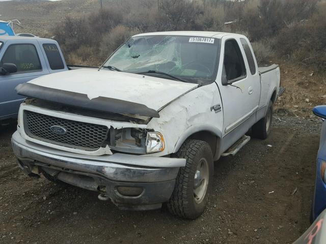 2FTRX18LX1CA33279 - 2001 FORD F150 WHITE photo 2