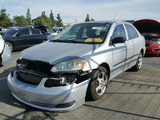 JTDBR32E652060577 - 2005 TOYOTA COROLLA CE SILVER photo 2