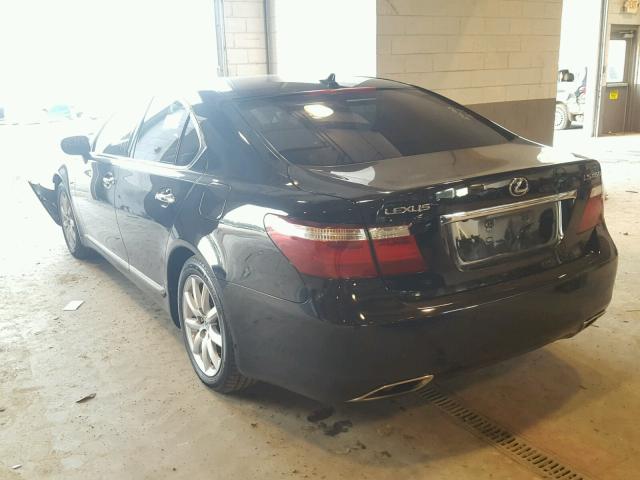 JTHBL46F885063086 - 2008 LEXUS LS 460 BLACK photo 3