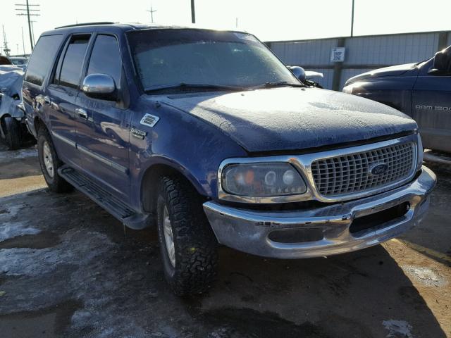 1FMEU1762VLB78973 - 1997 FORD EXPEDITION BLUE photo 1