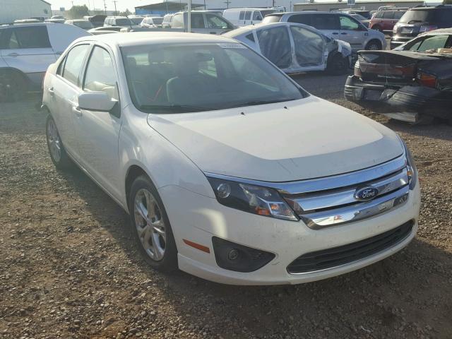 3FAHP0HA0CR317346 - 2012 FORD FUSION SE CREAM photo 1