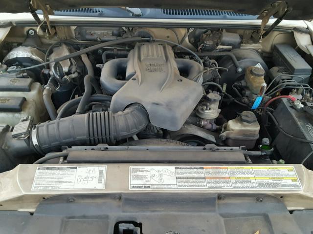 1FMZU32E9XZA77988 - 1999 FORD EXPLORER GOLD photo 7