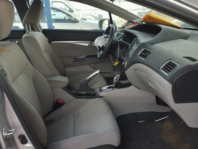 19XFB2F89FE232593 - 2015 HONDA CIVIC EX 银色 照片 5