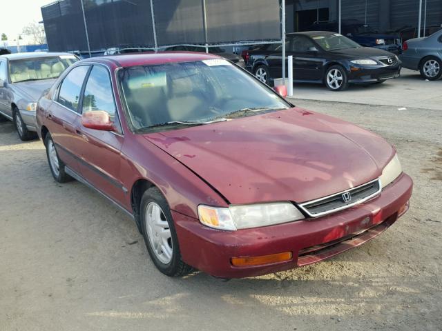 1HGCD5634VA246133 - 1997 HONDA ACCORD LX RED photo 1