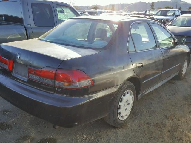 1HGCG66501A018185 - 2001 HONDA ACCORD LX BLACK photo 4