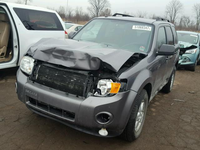 1FMCU93G99KB63032 - 2009 FORD ESCAPE XLT GRAY photo 2