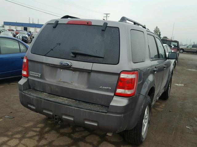 1FMCU93G99KB63032 - 2009 FORD ESCAPE XLT GRAY photo 4