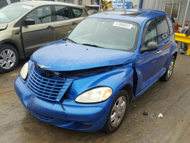 3C8FY68B64T207804 - 2004 CHRYSLER PT CRUISER BLUE photo 2