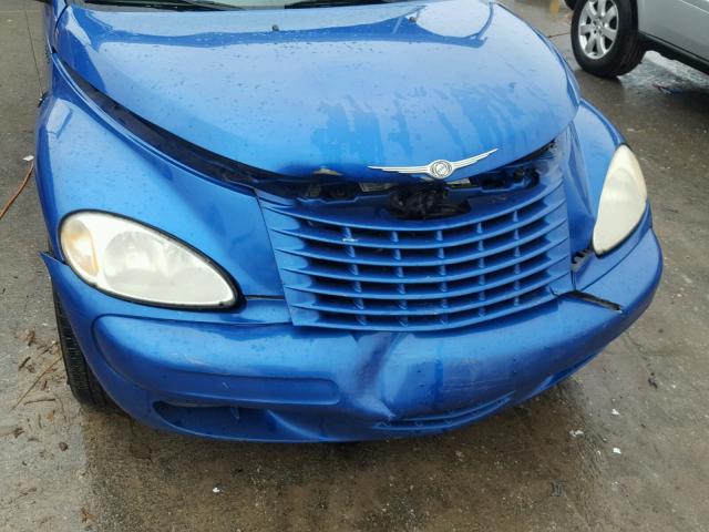 3C8FY68B64T207804 - 2004 CHRYSLER PT CRUISER BLUE photo 9